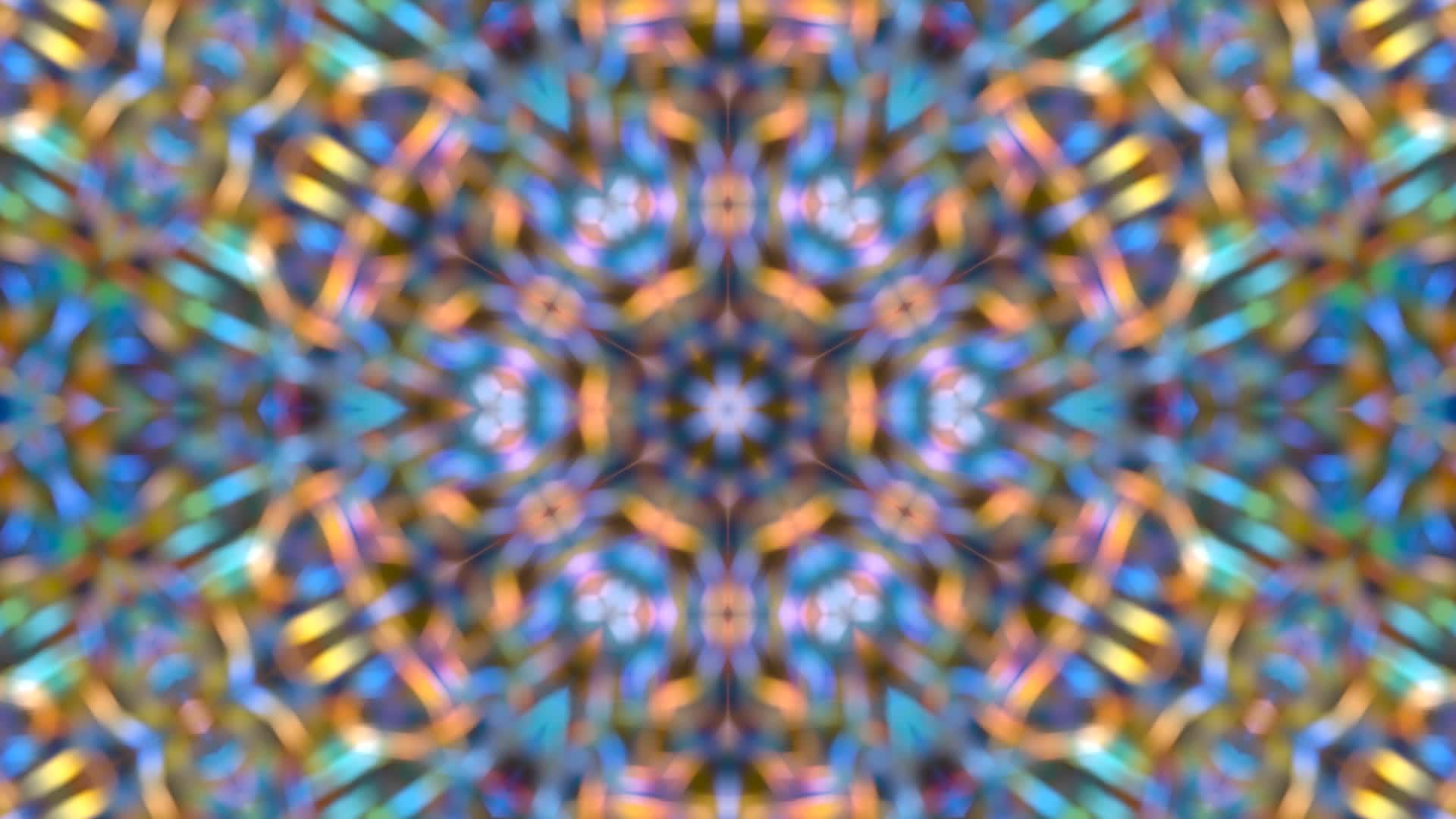 抽象的彩色千叶光镜背景与模式视频的预览图