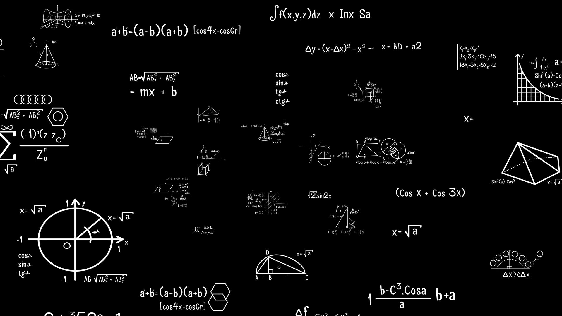 数学方程式冲屏视频的预览图