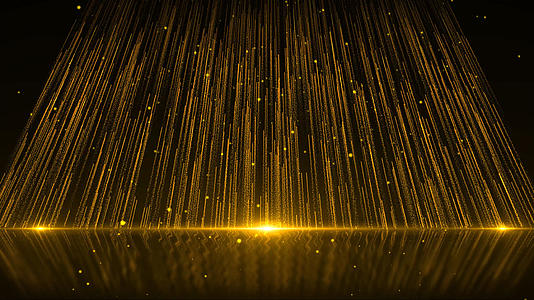 4K金色粒子光线晚会演出背景视频的预览图