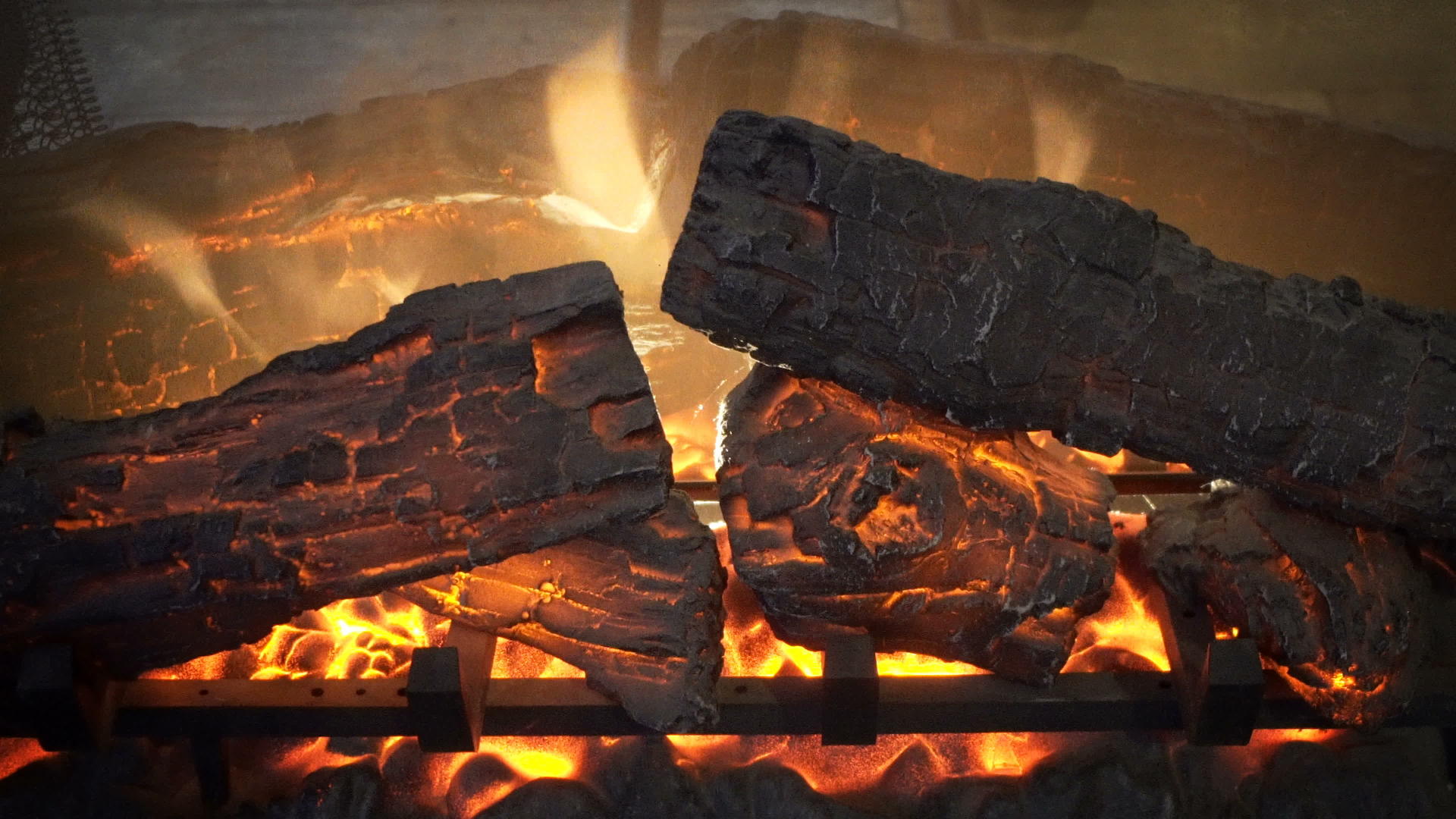 乡村住宅的壁炉环形背景视频的预览图