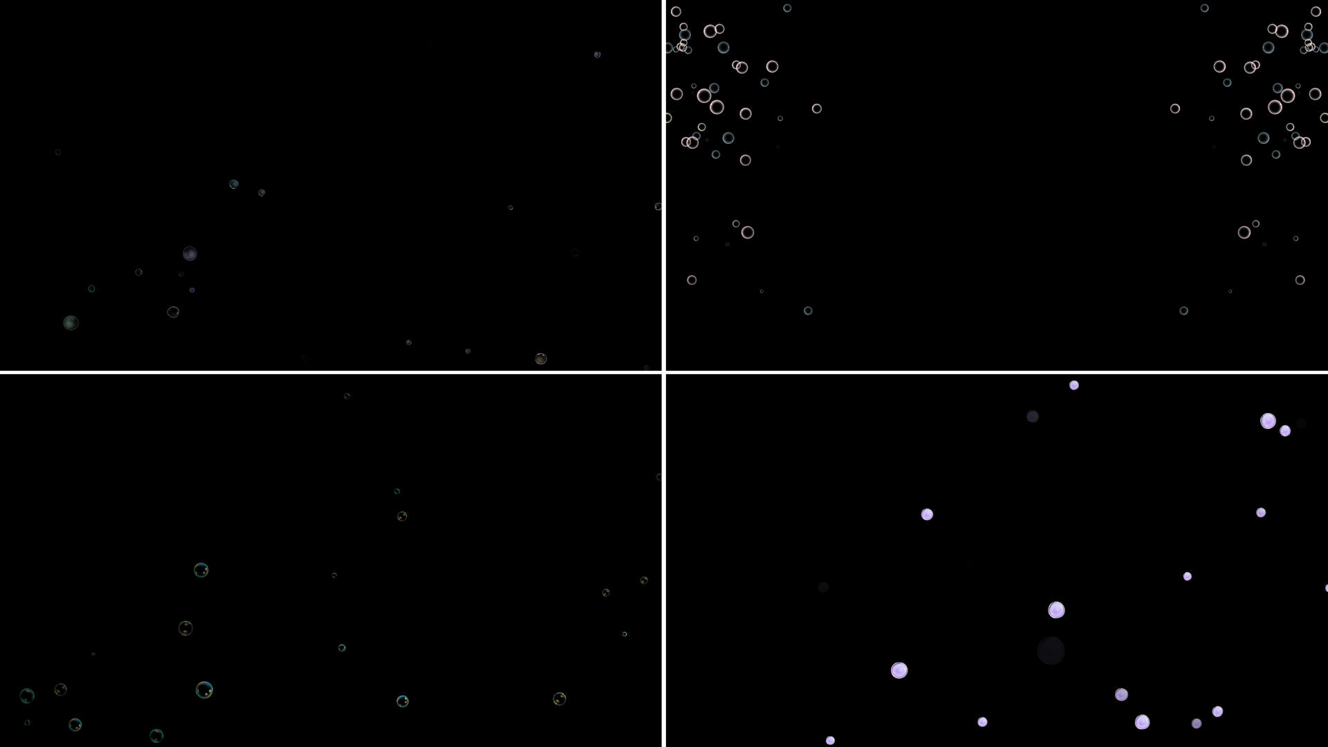 一组漂浮气泡粒子动画6视频的预览图