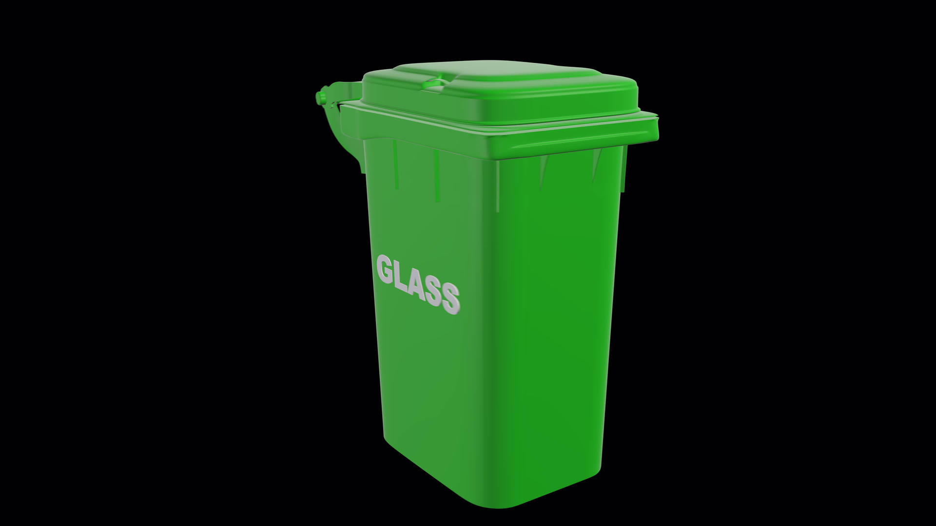 绿色垃圾容器的收集有助于保护环境视频的预览图