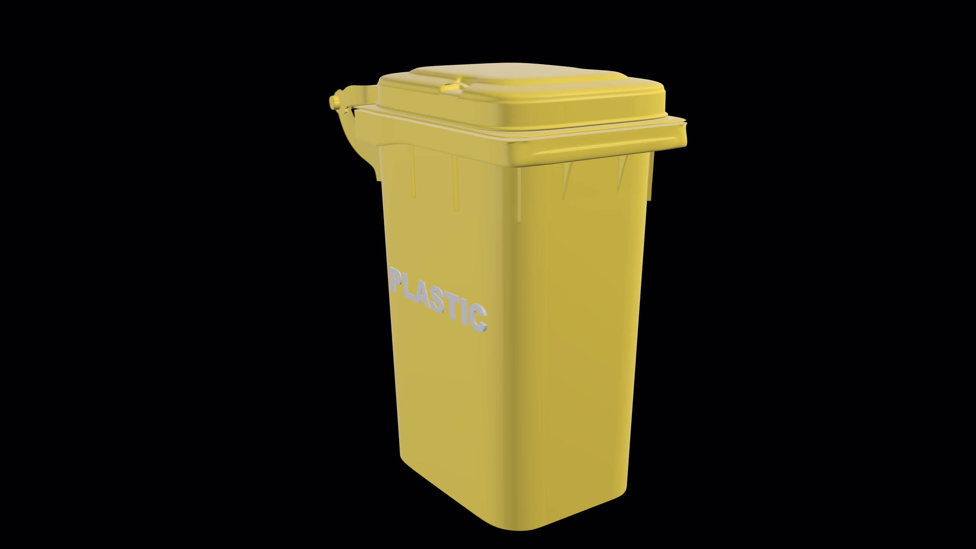 垃圾收集黄色容器塑料垃圾分类垃圾收集有助于保护环境视频的预览图