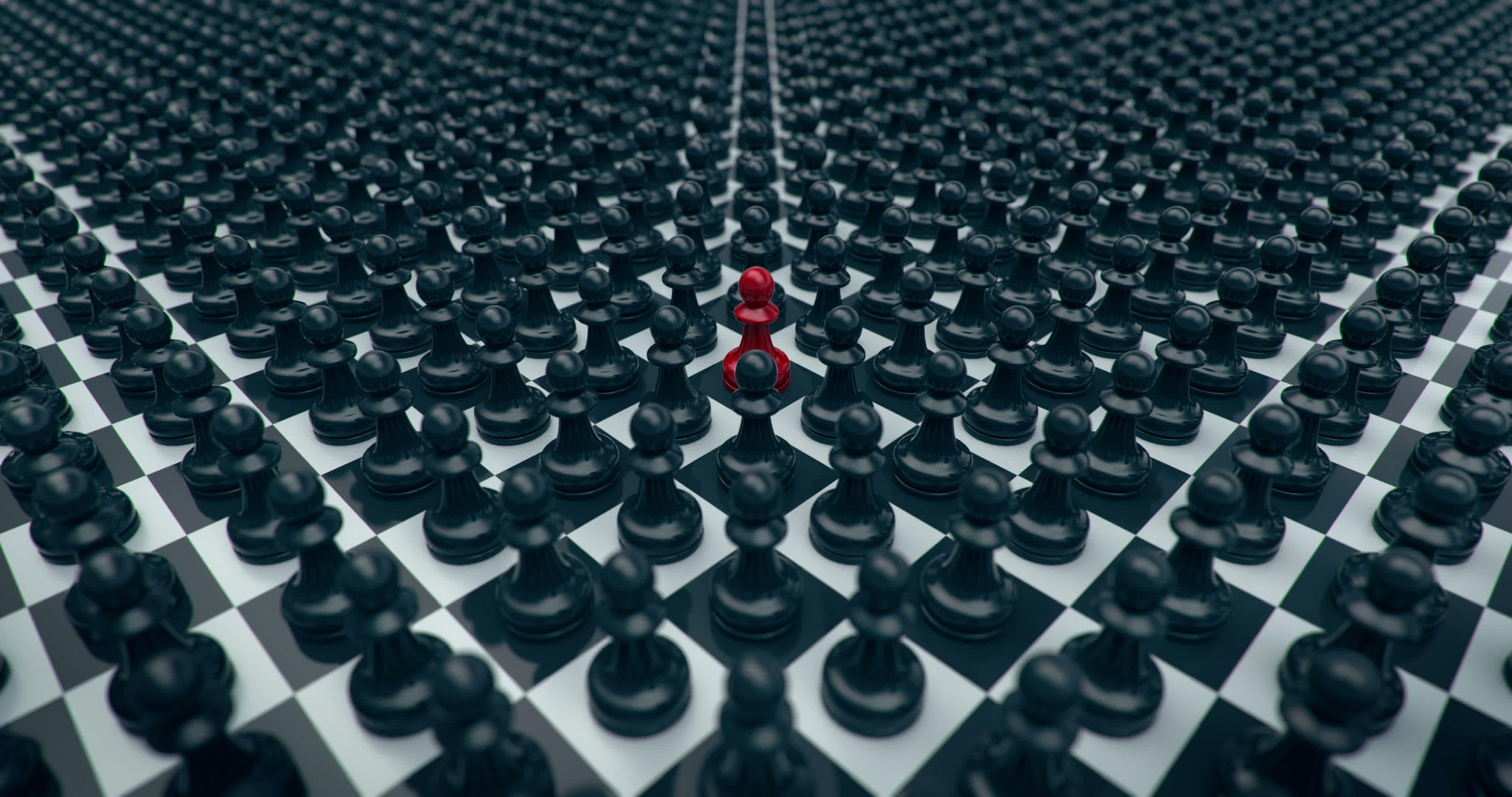 从一个独特的红色象棋拼图中放大3个D动画和阿尔法罩视频的预览图
