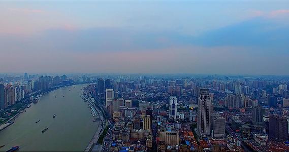 黄浦江两岸风光航拍视频的预览图