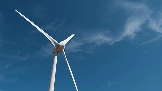 风力发电机的可再生能源和环境概念视频的预览图