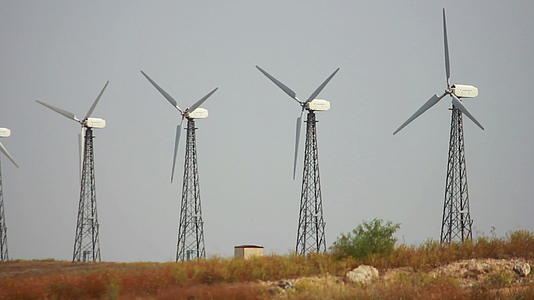 风风涡轮机绿色能源视频的预览图