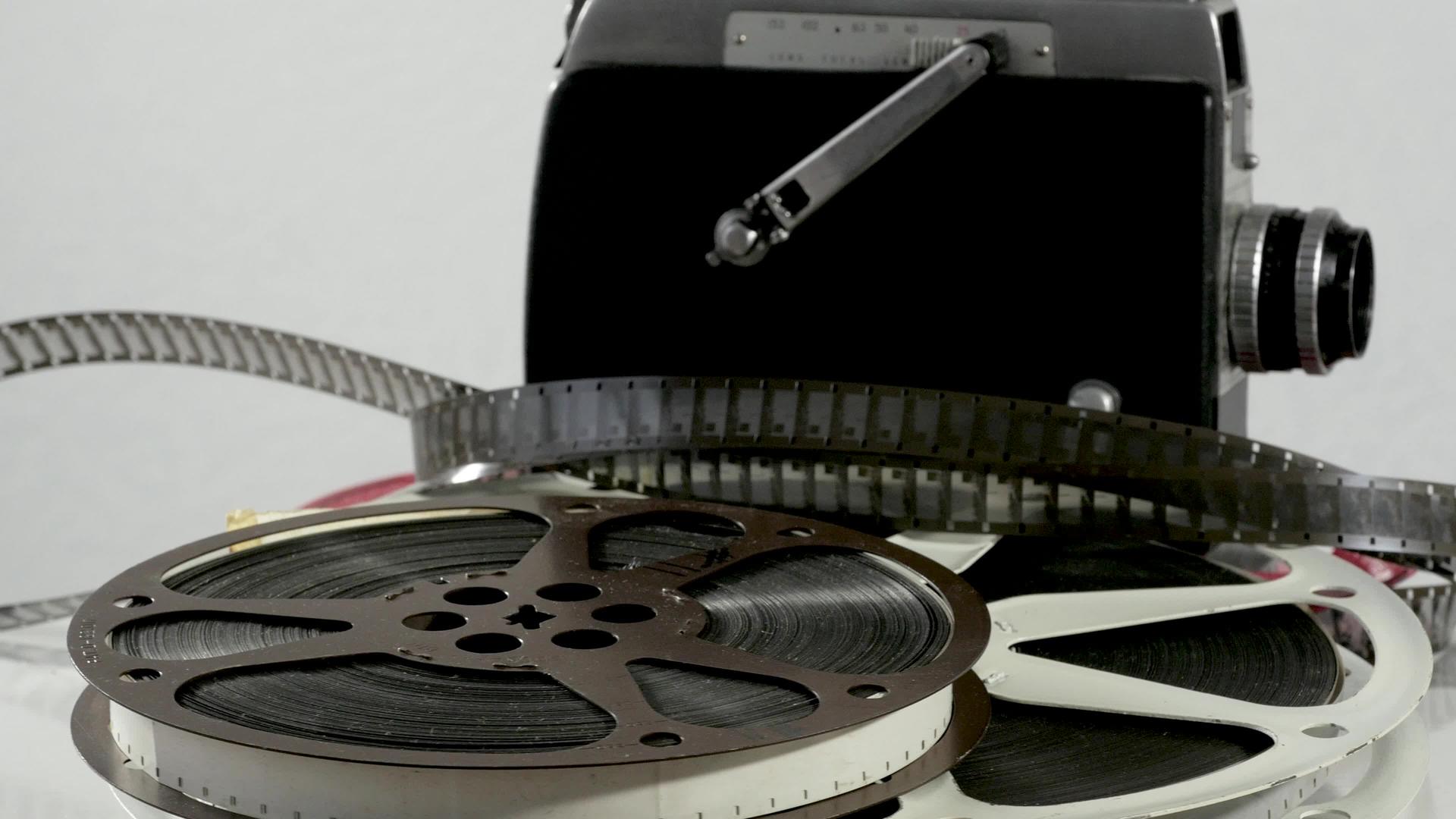 16毫米旧电影相机与胶片电影视频的预览图