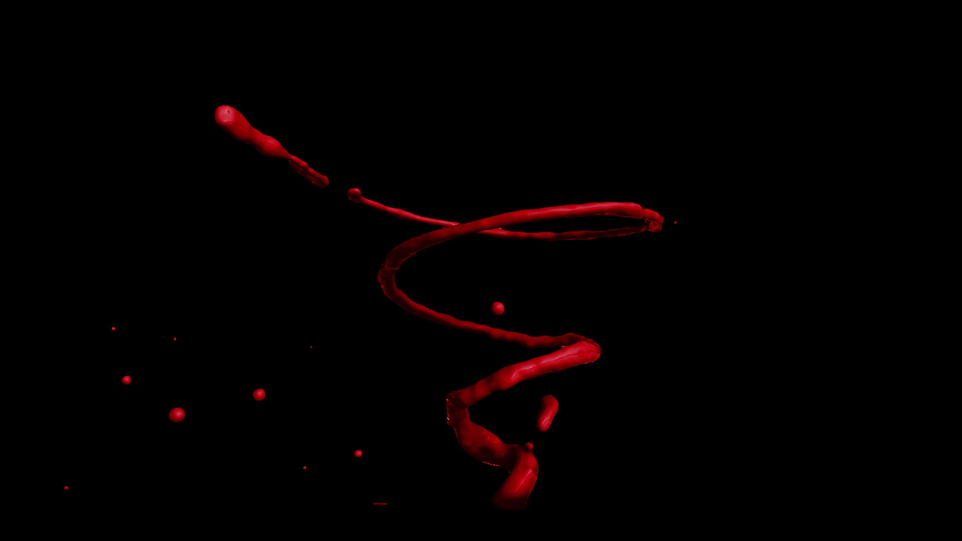 3d与世隔绝的血流体模型视频的预览图