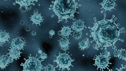 浮动流感细胞的微观视图视频的预览图