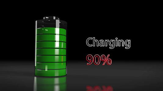 电池充放电可循环3d动画视频的预览图