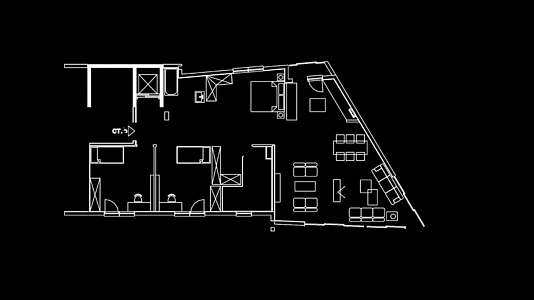 建筑房屋规划蓝图建筑框架模型视频的预览图