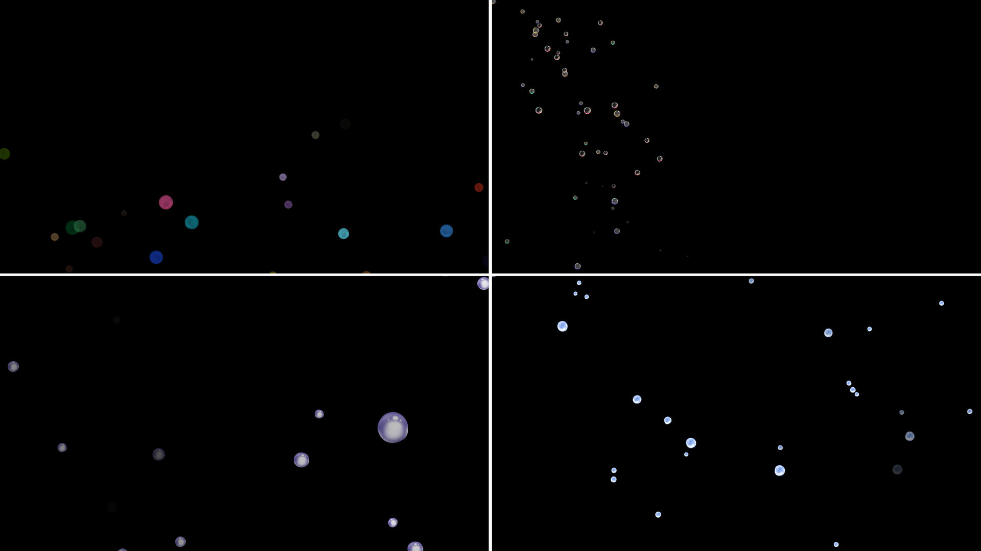 一组漂浮气泡粒子动画7视频的预览图