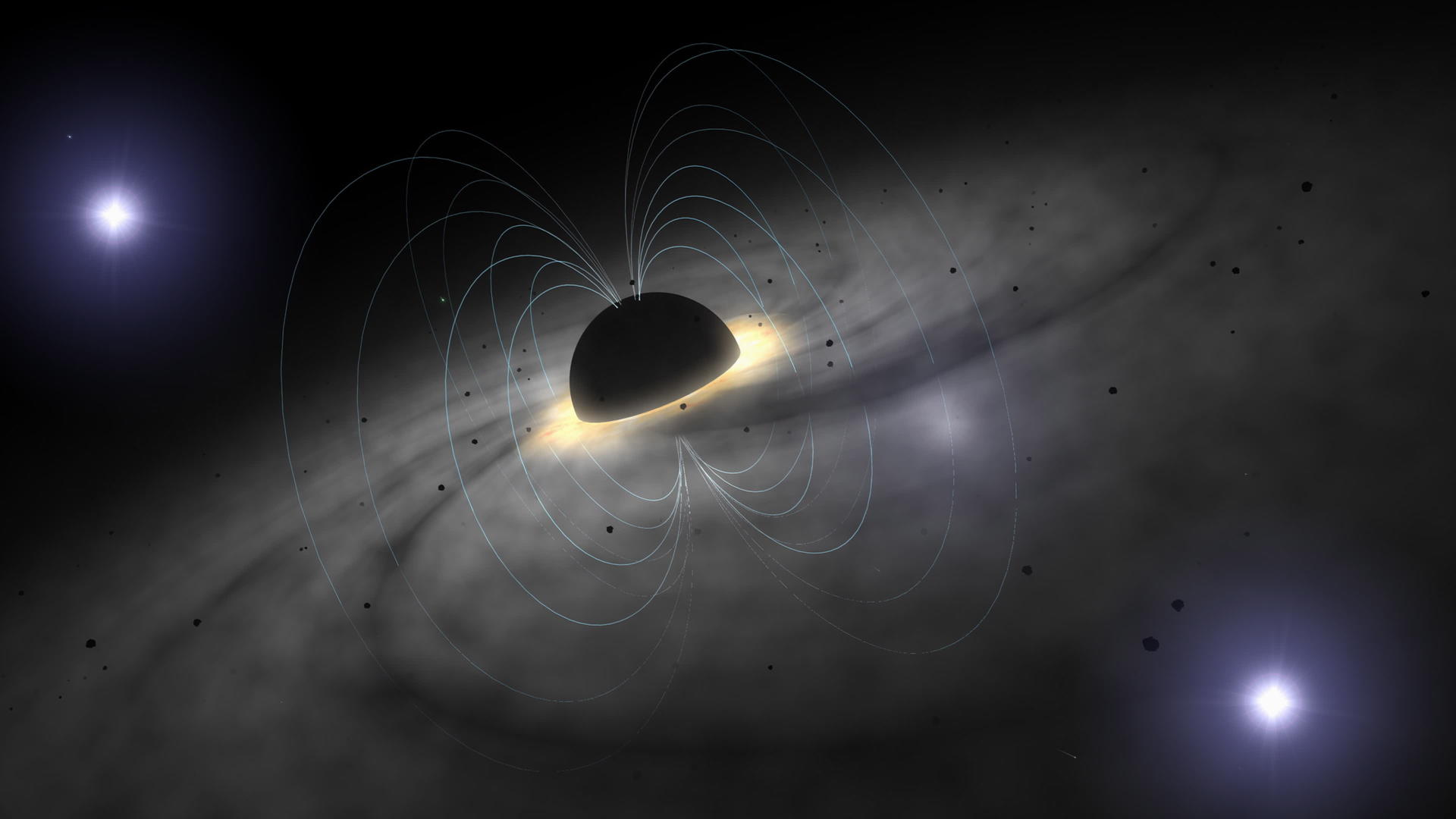 黑洞磁场视频的预览图