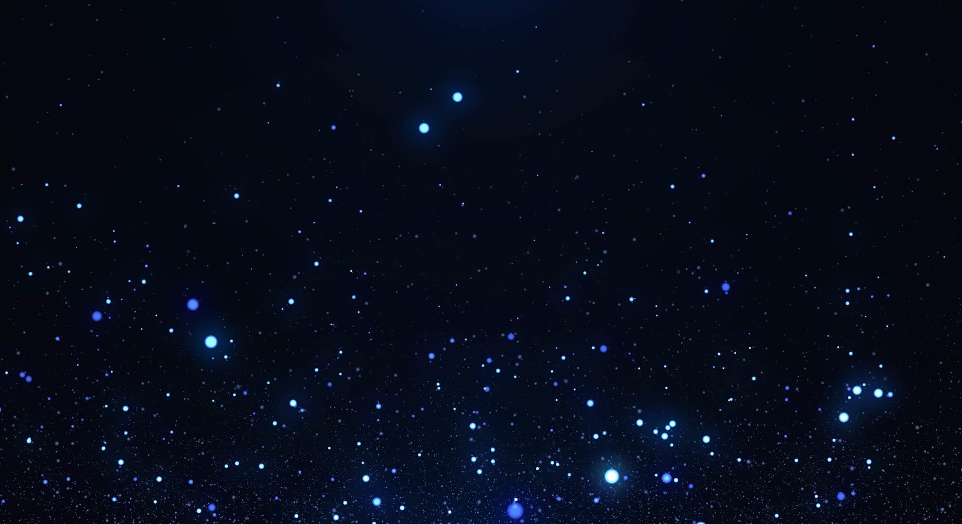 唯美梦幻蓝色粒子背景遮罩视频的预览图