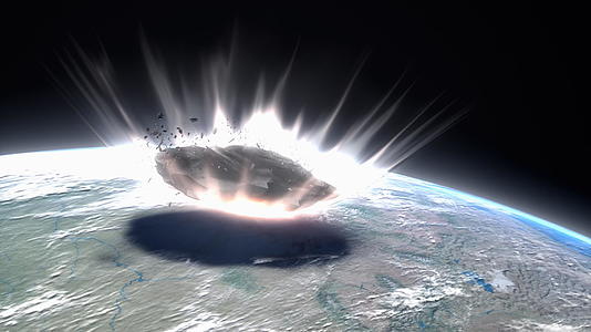 陨石撞击地球视频的预览图