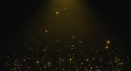金色粒子背景遮罩视频的预览图