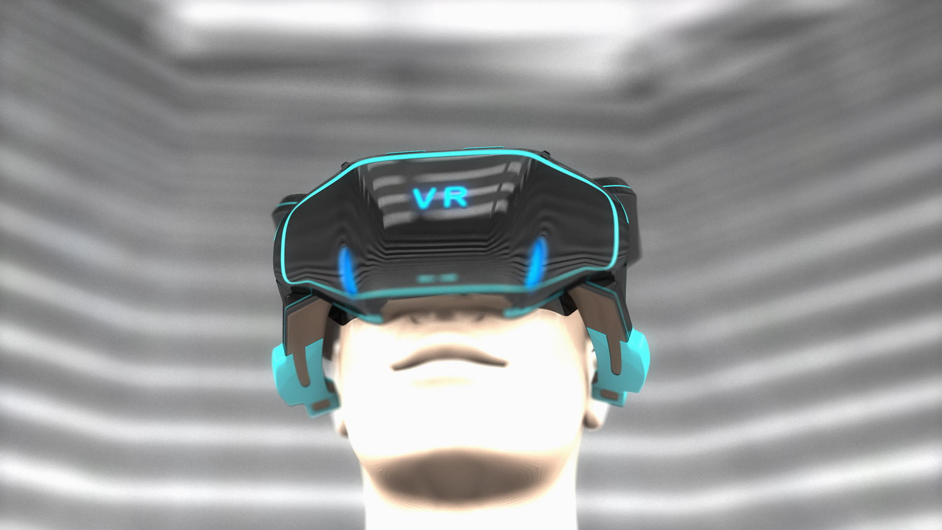 虚拟现实头盔动画视频的预览图