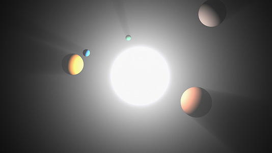 恒星和行星系统视频的预览图