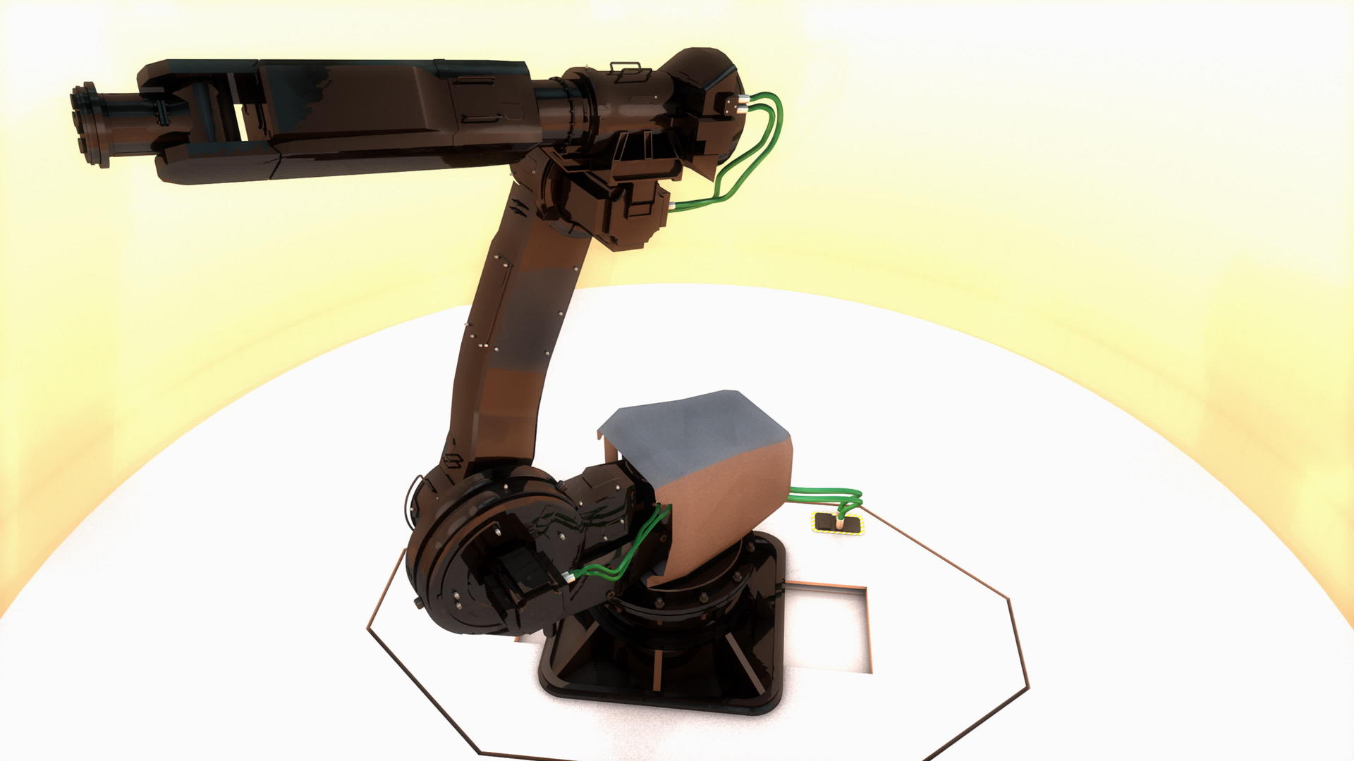 工厂机器人装配线视频的预览图