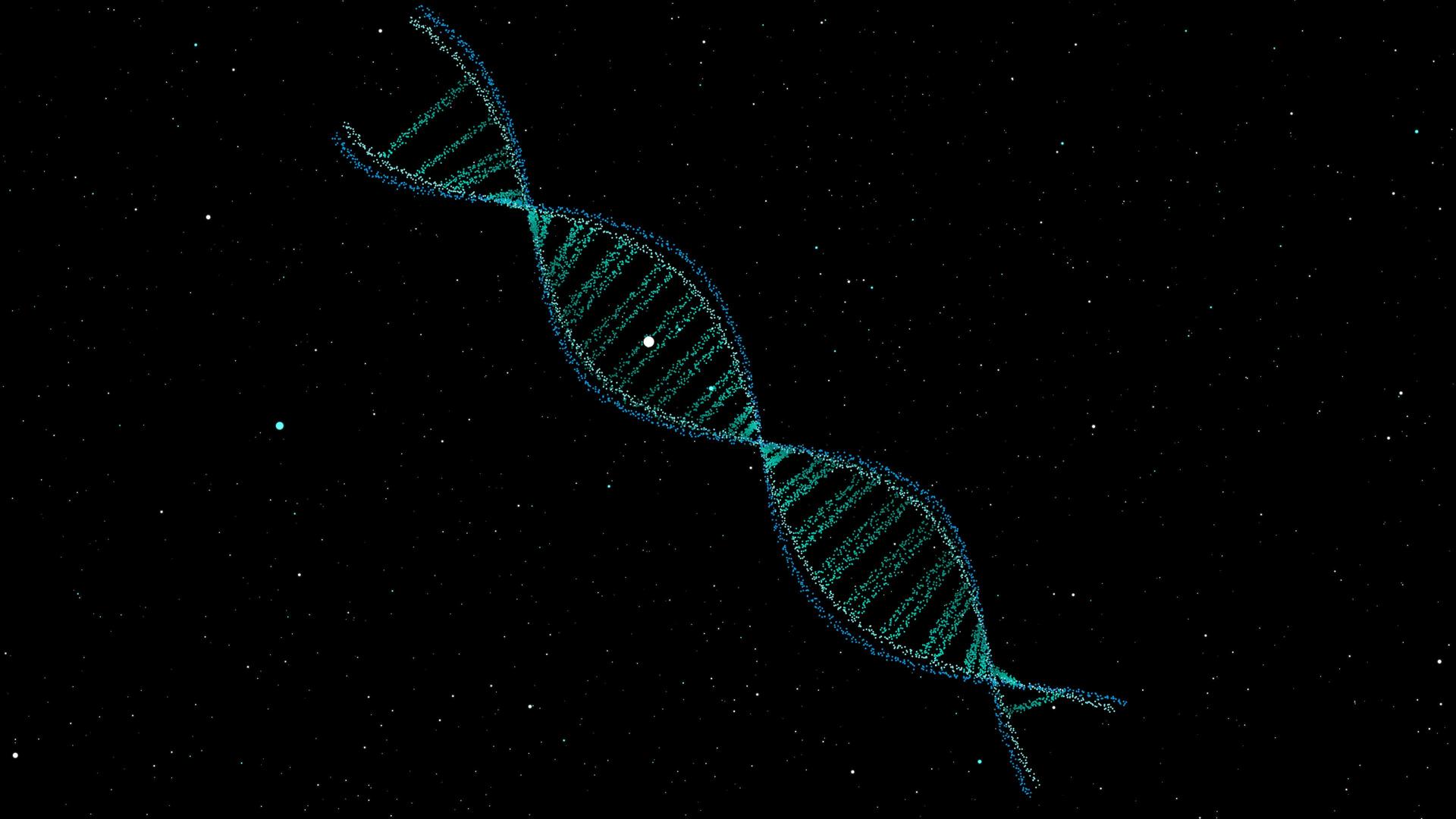 DNA3D旋转和细胞粒子视频的预览图
