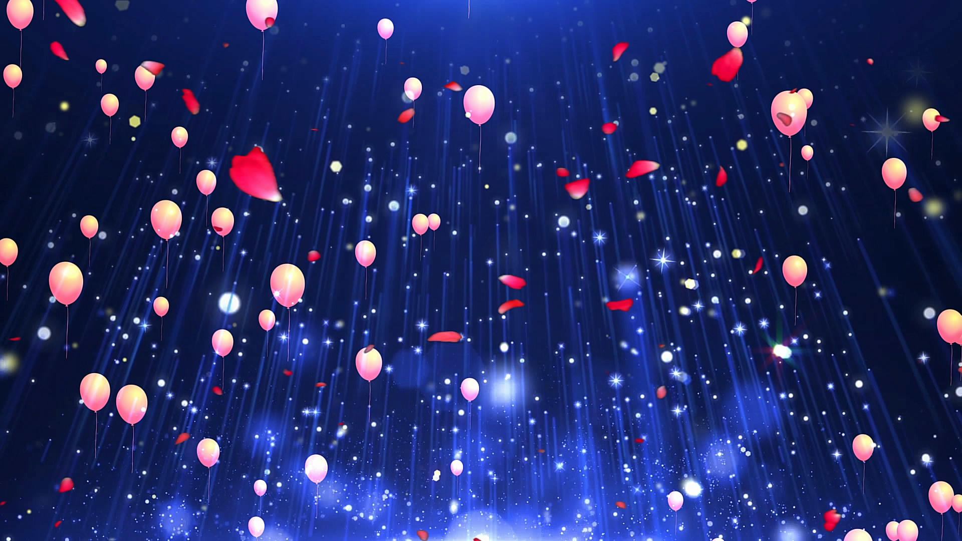 蓝色粒子线条科技背景视频的预览图