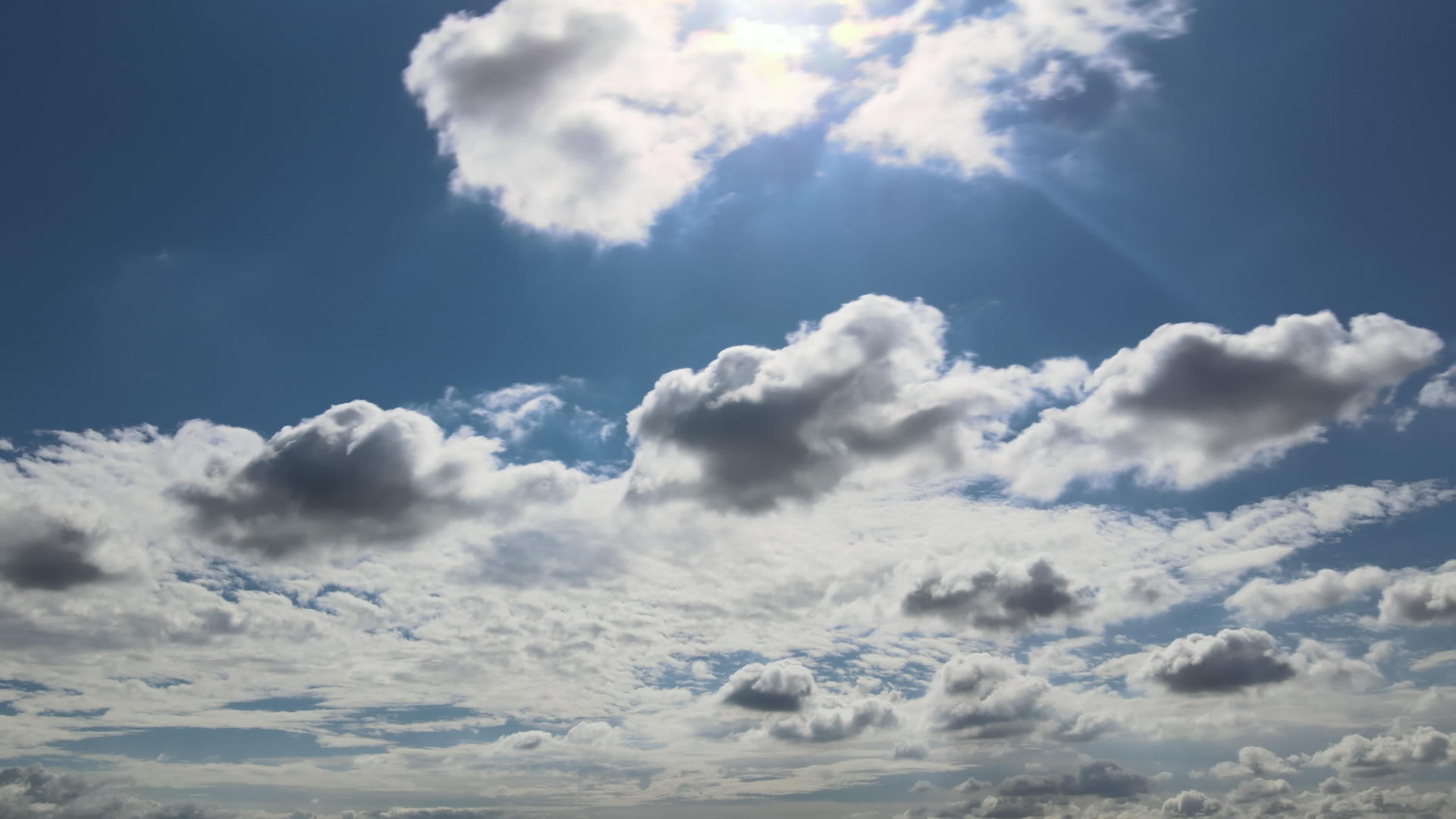 蓝天、白云、晴天、天气、时间折叠的景象视频的预览图