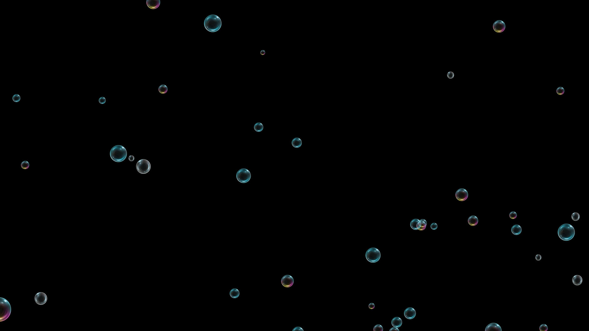 4K透明通道彩色气泡素材视频的预览图