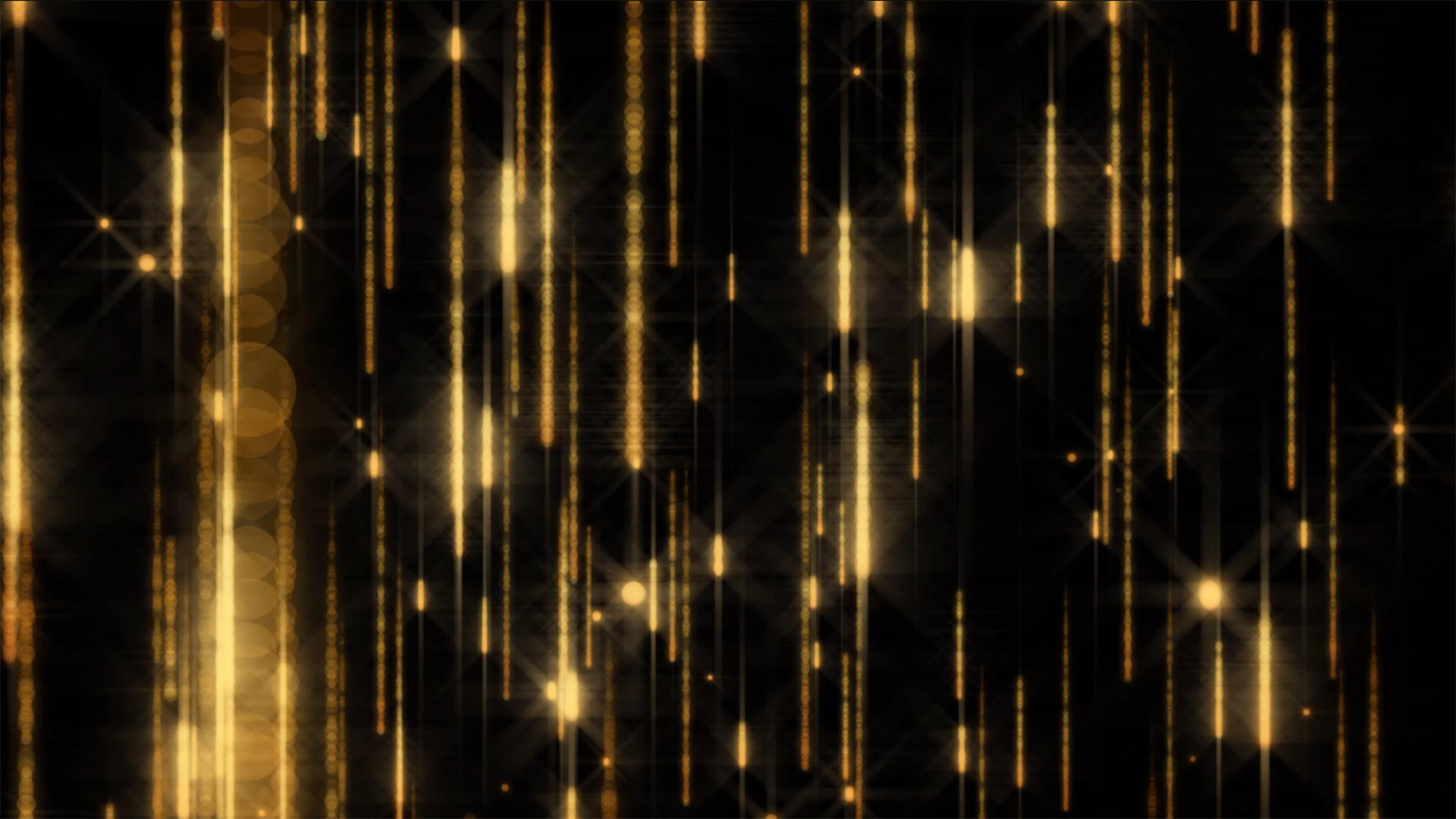 金色粒子元素带透明度通道视频的预览图