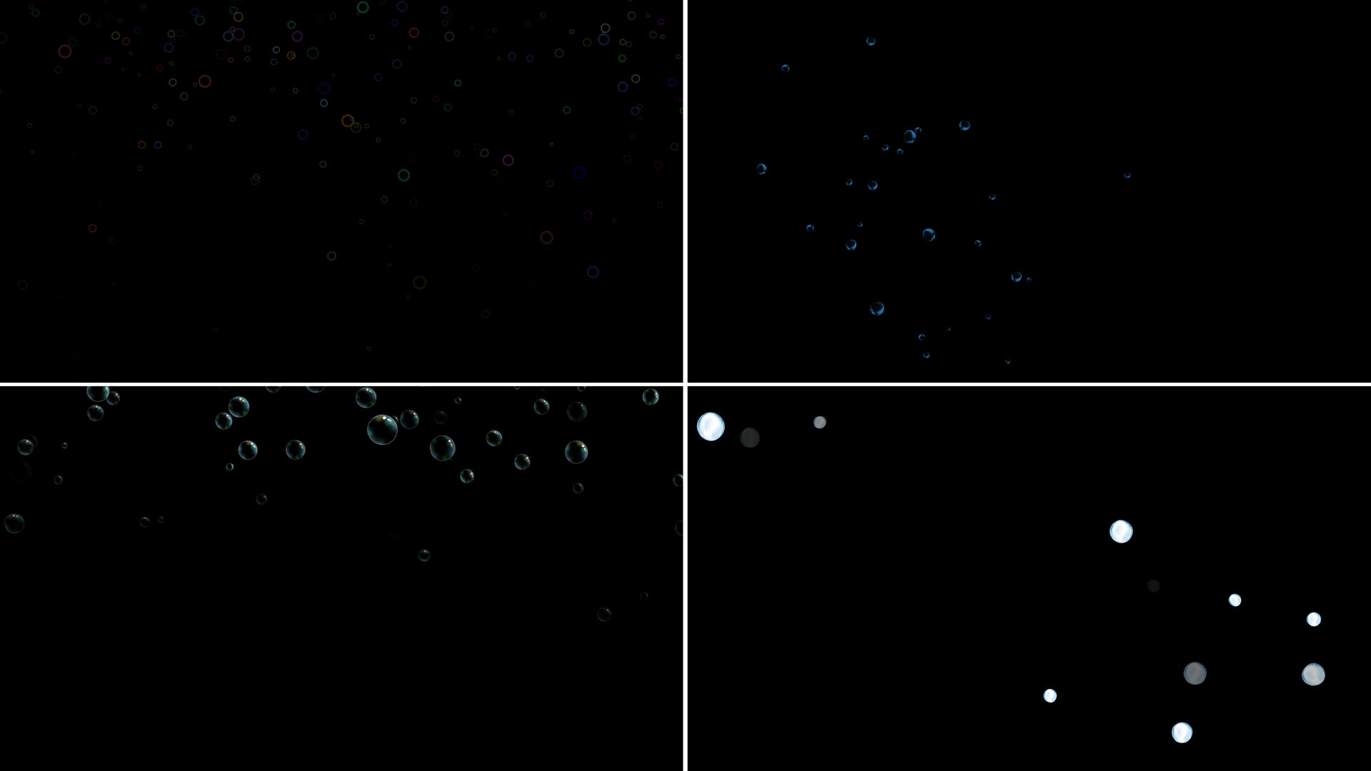 一组漂浮气泡粒子动画8视频的预览图