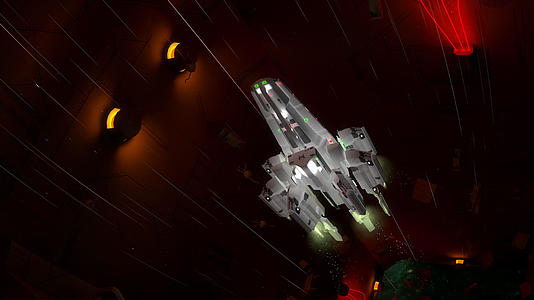 科西菲艺术概念太空巡洋舰视频的预览图