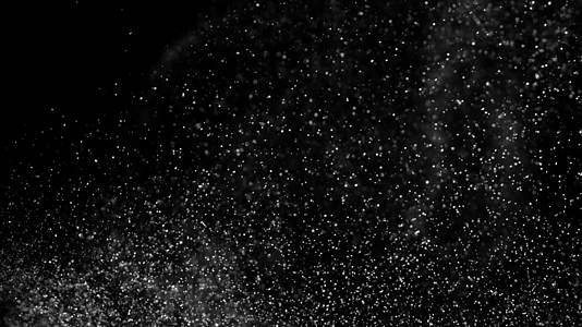 微粒抽象背景以黑色背景上运动的颗粒形式呈现视频的预览图