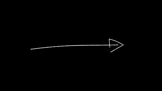 在黑色背景上绘制白色箭头的快速和快速渐进表相视频的预览图