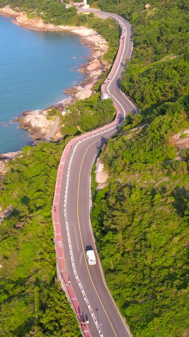 连云港连岛景区海滨公路航拍集合集合视频的预览图