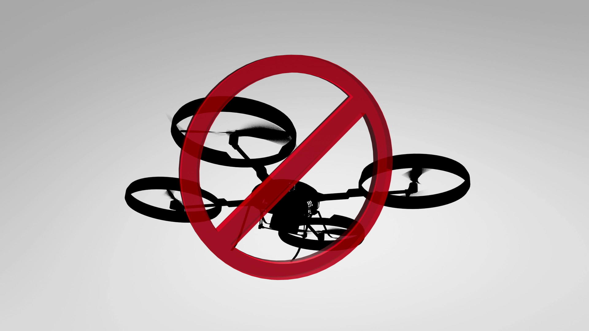 3d禁止无人机飞行标志视频的预览图