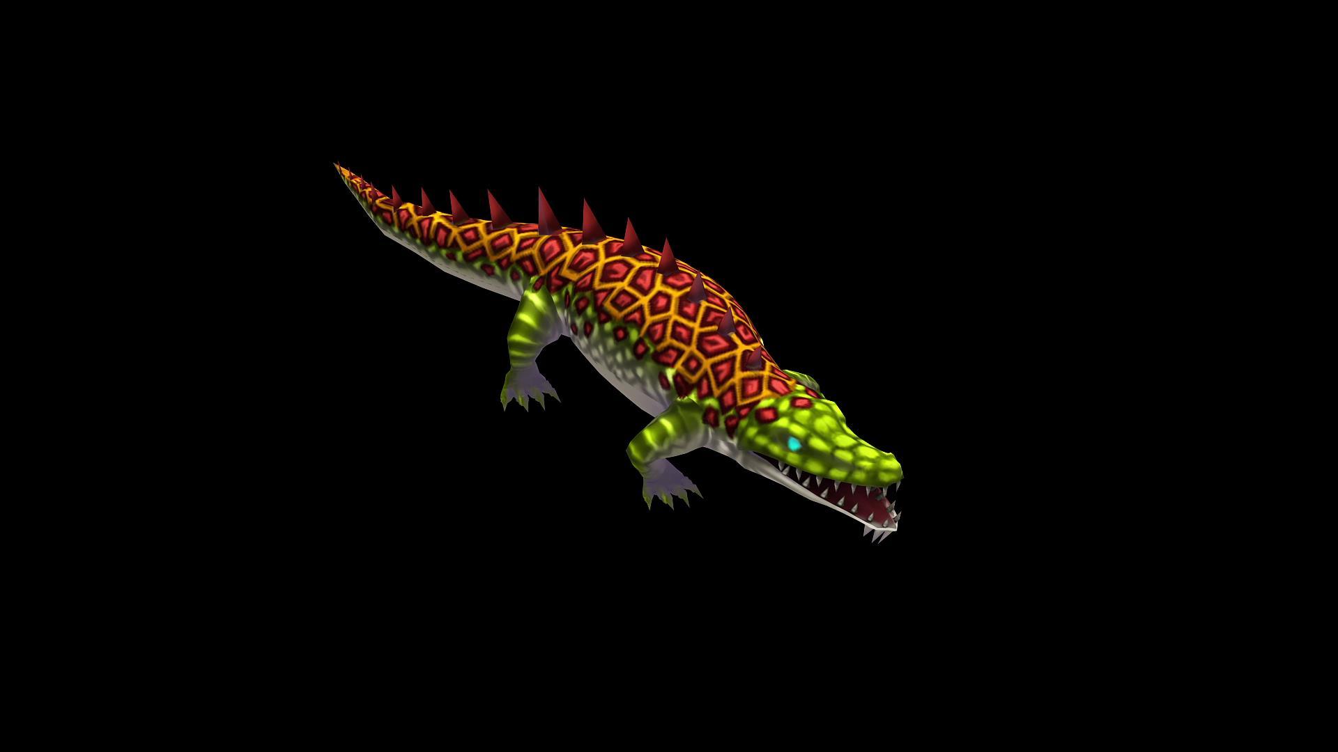 三维鳄鱼动画视频的预览图