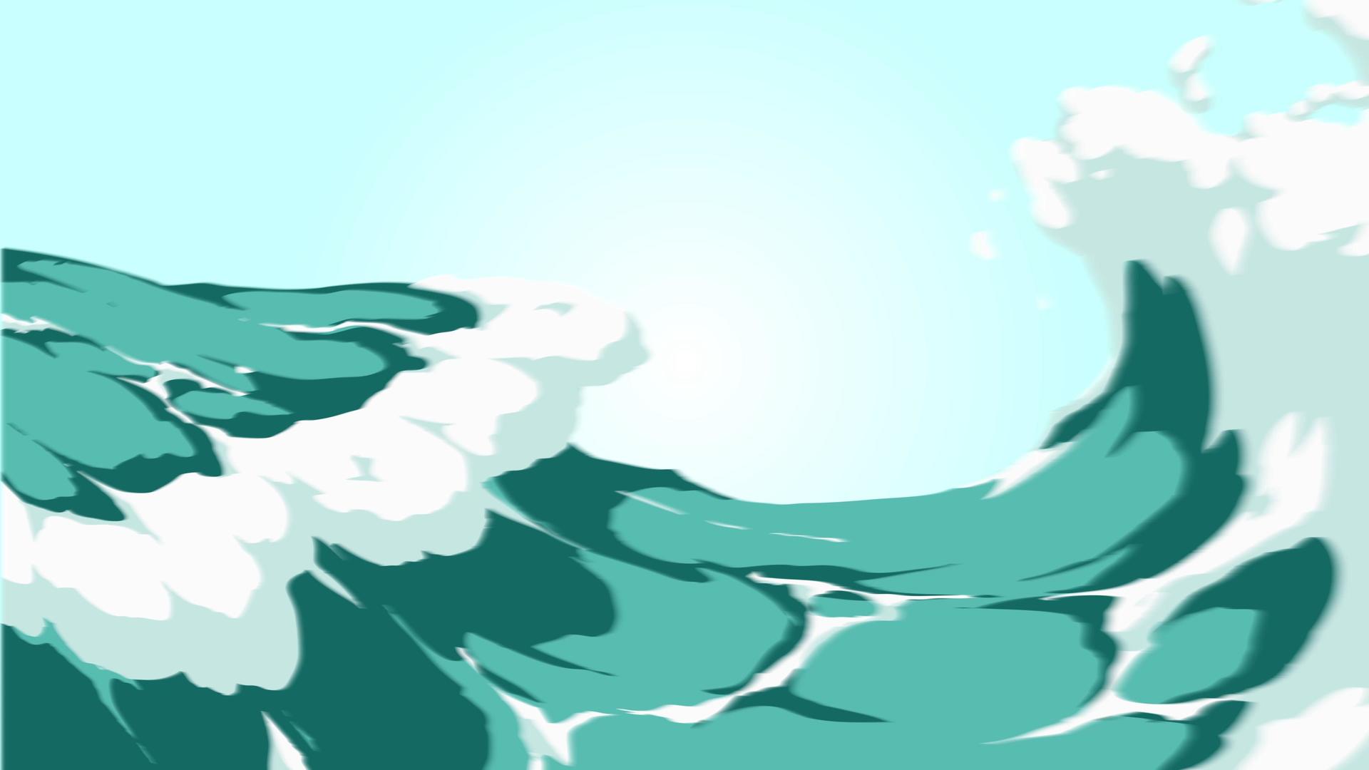 创意海水流体logo片头视频的预览图