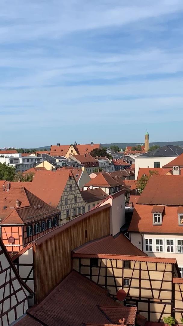 著名的德国旅游城市纽伦堡城市风景延时视频视频的预览图