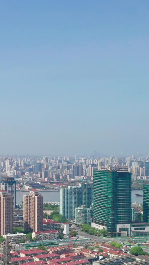 上海陆家嘴城市天际线视频的预览图