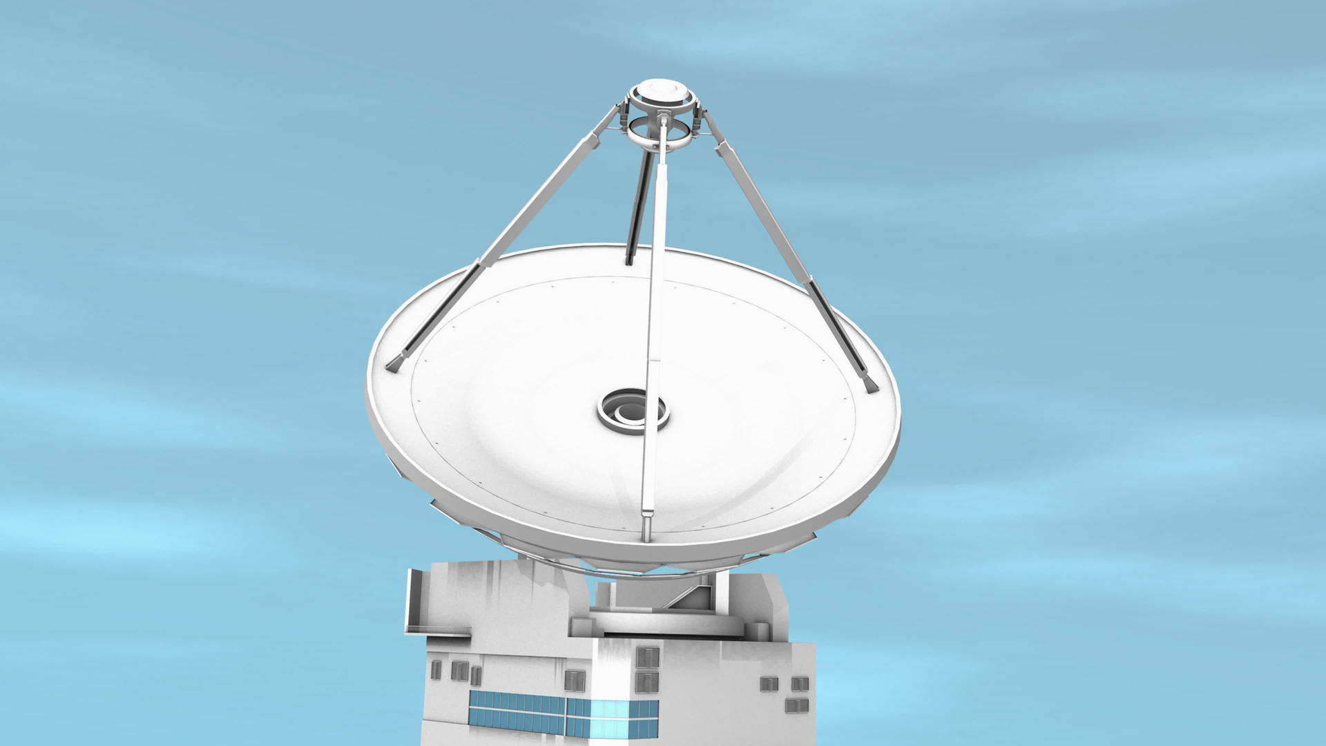无线电望远镜3d动画视频的预览图