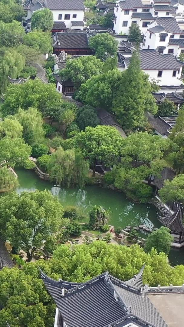 苏州古典园林静思园林航拍视频的预览图