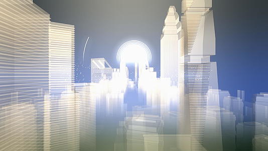 城市景观背景动画视频的预览图