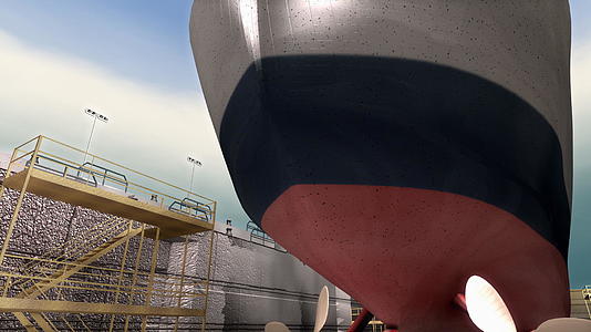 干船建筑及维修船视频的预览图