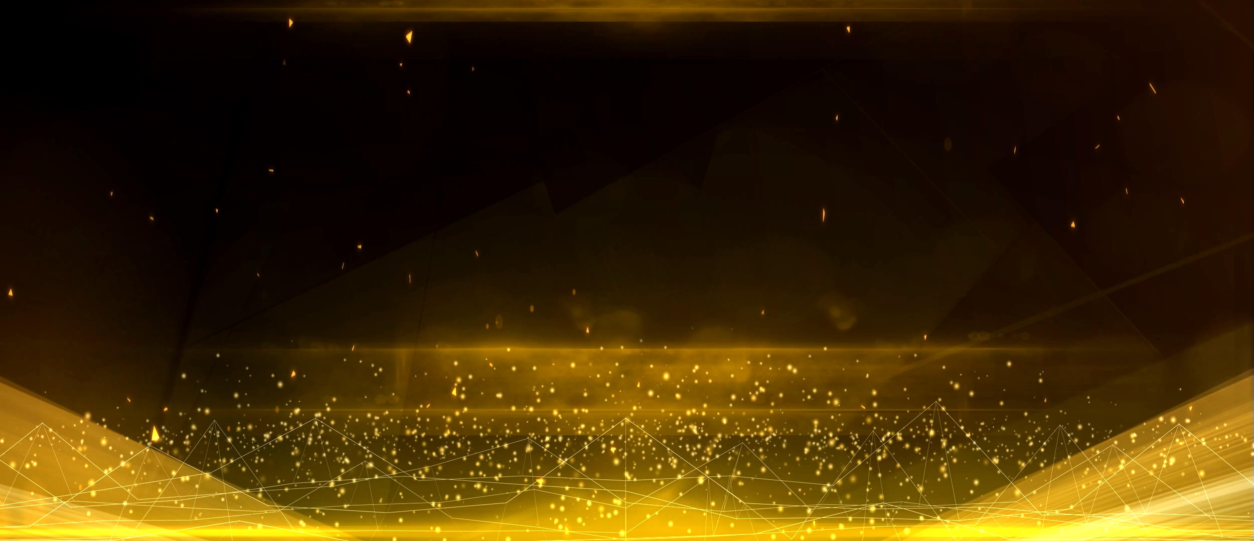 金黄粒子光晕颁奖典礼通用背景视频的预览图