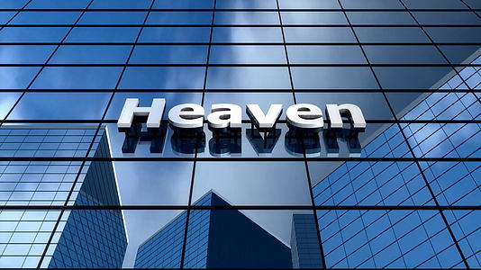 3d高楼和天堂的标志视频的预览图