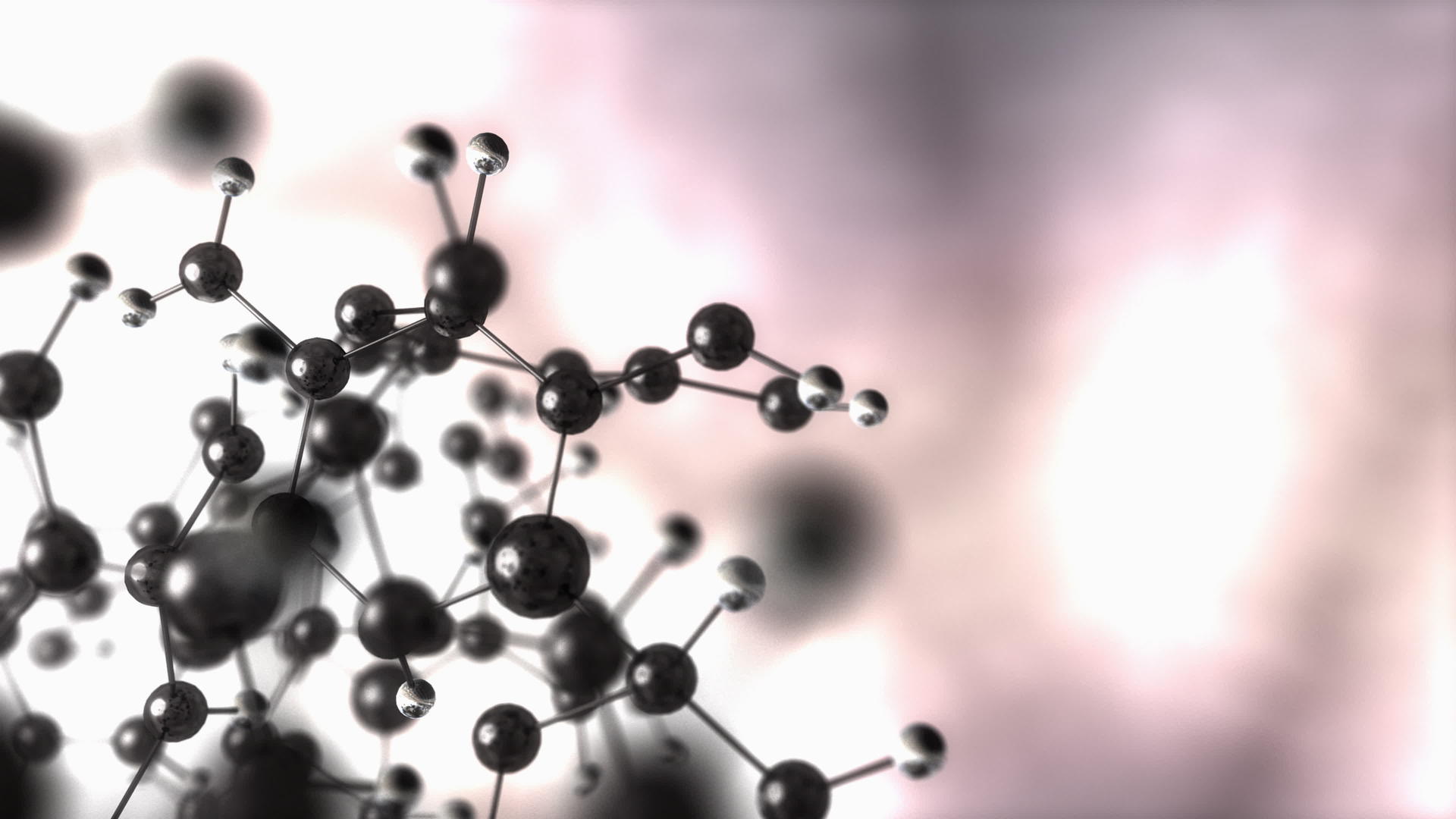 抽象分子动画视频的预览图