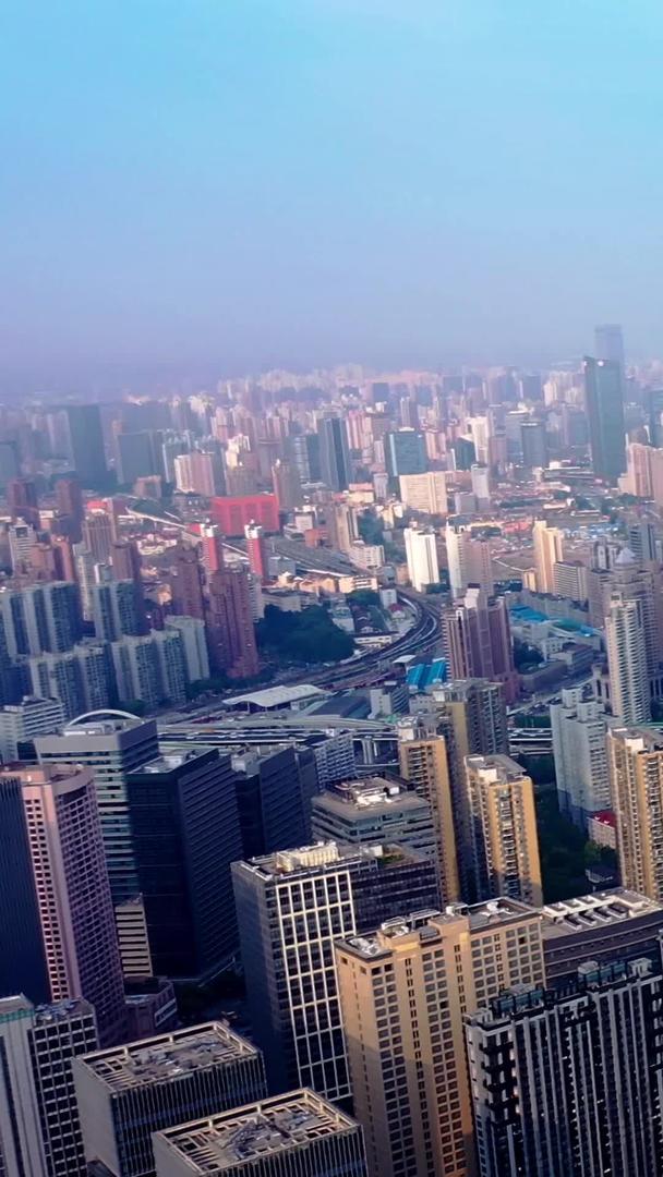 上海静安区航拍视频的预览图