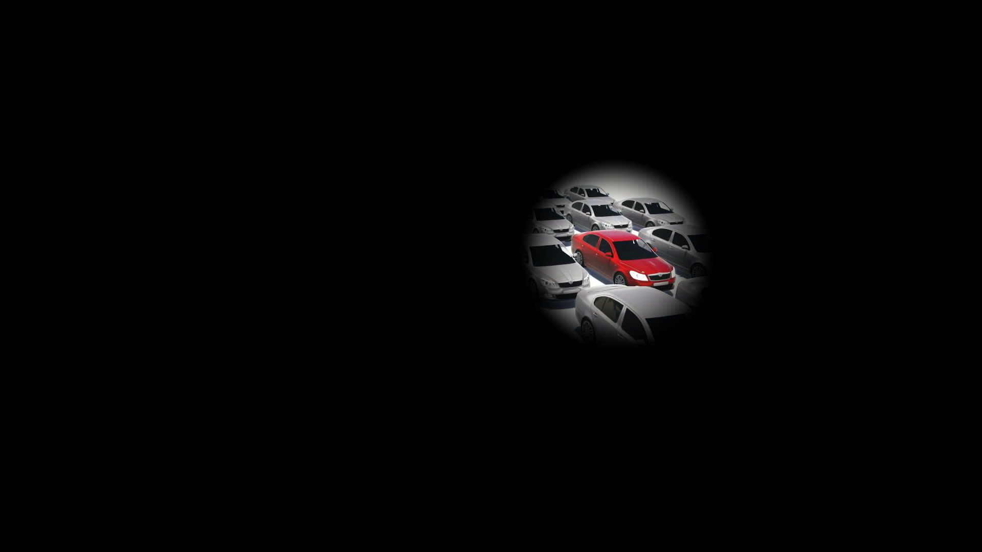 3D动画锁定红色汽车视频的预览图