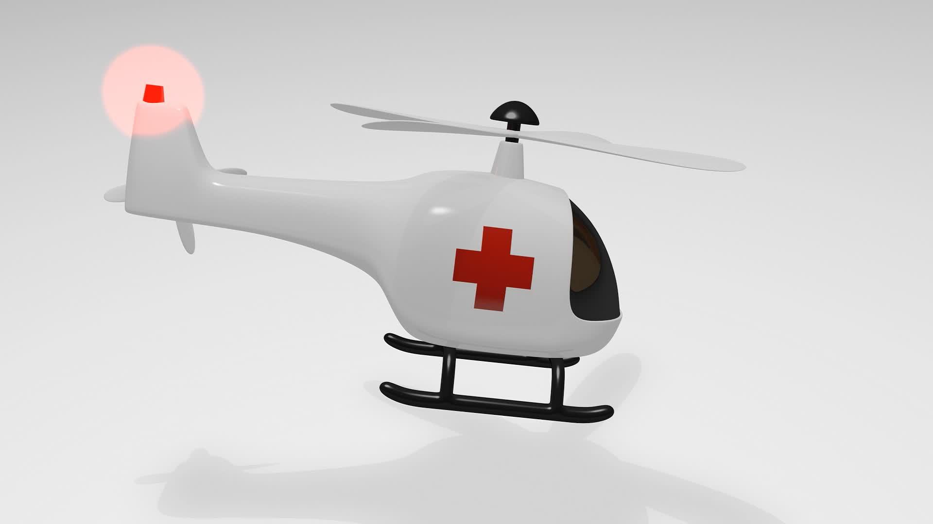 医疗直升机的外观视频的预览图