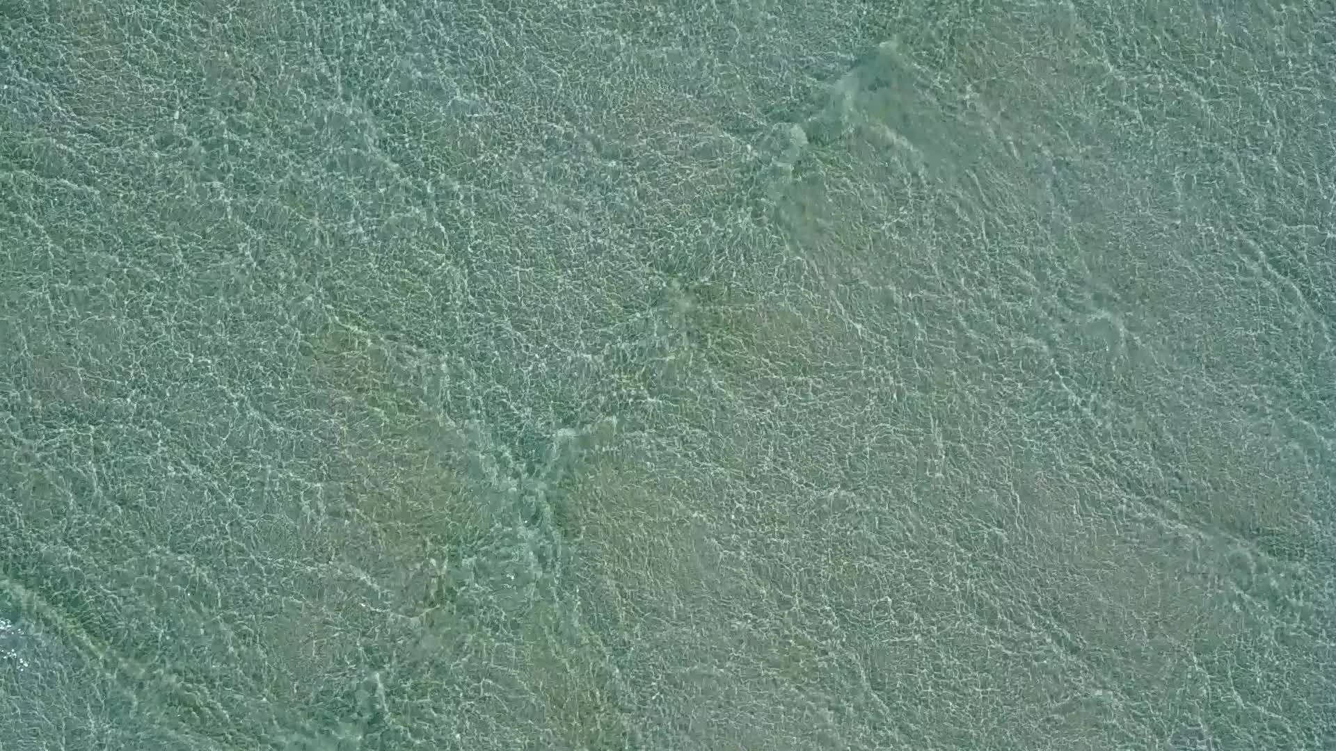 白沙背景蓝绿海完美海岛海滩生活方式空气总结视频的预览图